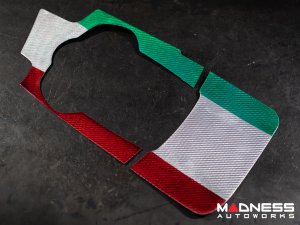Alfa Romeo Giulia Center Console Trim Set - Carbon Fiber - Two Piece Kit - Italian Theme - Pre '20 - Feroce Carbon Alfa Romeo Giulia Center Console Trim Set - Carbon Fiber - Two Piece Kit - Italian Theme - Pre '20 - Feroce Carbon